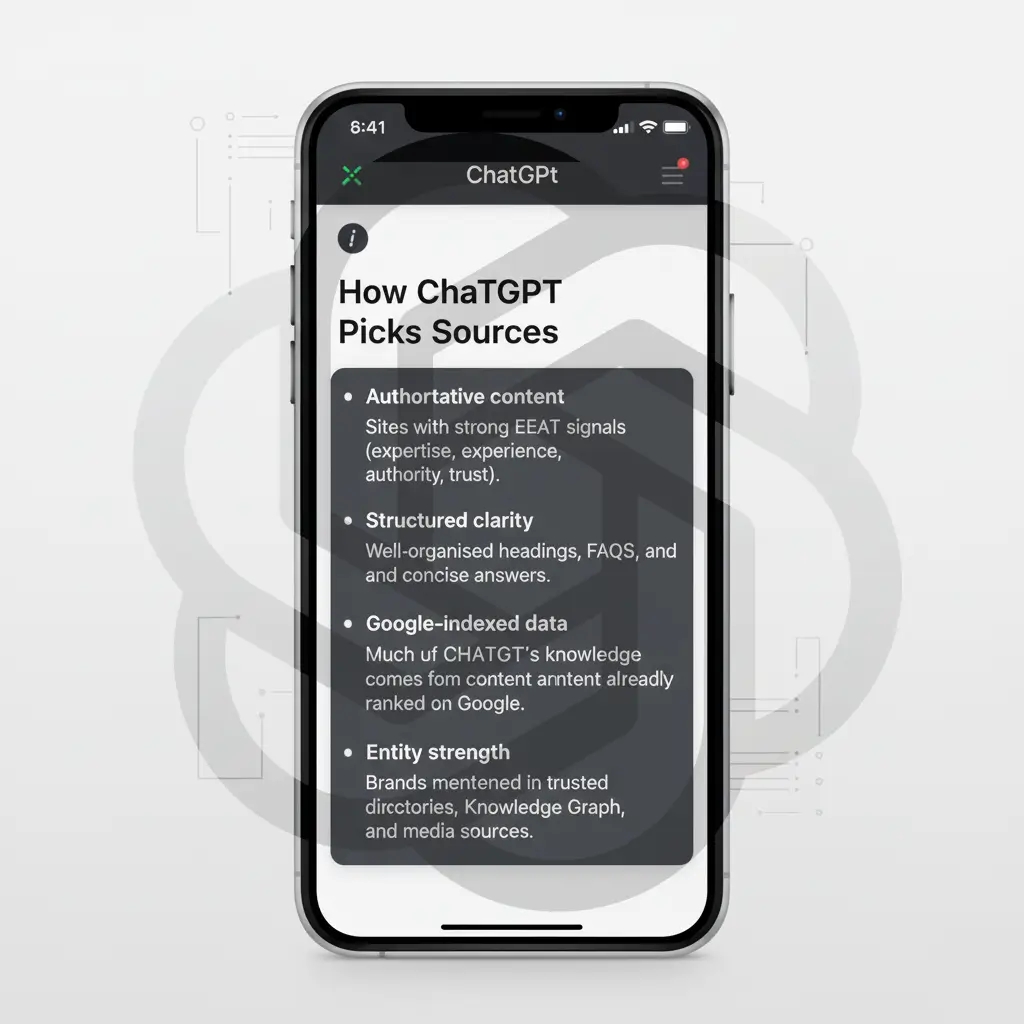 How ChatGPT Picks Sources